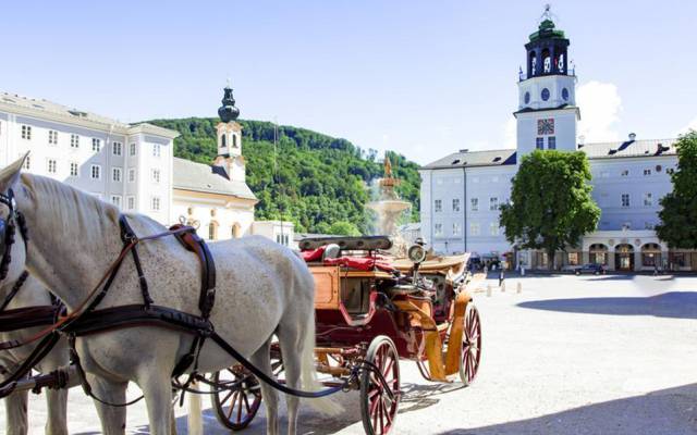 Salzburg mit Pferdekutsche